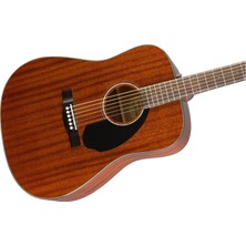 Fender 0970110022 CD-60S Dreadnought Akustik Gitar | Maun (Mahogany) Gövde ve Kapak, Sıcak Tonlar, Başlangıç ve Orta Seviye