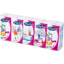 4 Adet Papia Klasik Mendil 10'lu