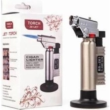 TKÇ Ieg™ Torch Jet Gazlı Pürmüz Doldurulabilir Tabancalı Alevli Çakmak