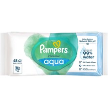 10 Adet Prima Pampers Aqua Pure Islak Havlu 48'lli