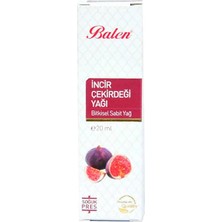 Colezium Incir Çekirdeği Yağı Soğuk Pres 20 ml Cam Şişe