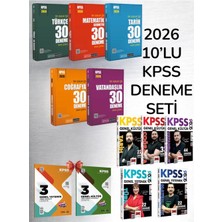 Pegem Akademi Yayıncılık 2026 Kpss Lisans-Ön Lisans Tüm Adaylar Için 10'lu Deneme Seti Yargı ve Pegem 293 Adet Deneme
