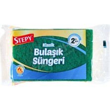 5 Adet Stepy Bulaşık Süngeri 2 Li Oluklu