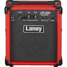 Laney LX10B-RED Bas Gitar Amfisi | Kırmızı Renk, 10W Güç, 5 Inç Hoparlör, Taşınabilir Tasarım