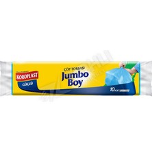 3 Adet Koroplast Çöp Torbası Güçlü Jumbo Boy 10 Lu