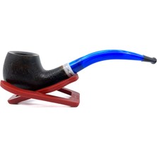 Dapper Bent Billiard Briar (Gül Kökü) 9 mm Filtreli El Yapımı Pipo - 3549