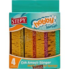 5 Adet Stepy Sünger Hobby Mercan 4'lü