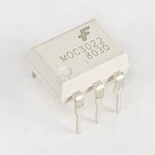 Moc 3022 Dıp-6 Triac Çıkışlı Optokuplör Entegresi