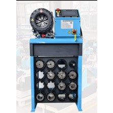 AGM P32 Cnc Hidrolik Hortum Kıvırma Makinesi Uforge Çelik Makine Kafası, Yüksek Basınçlı Manuel Techmaflex Hortum Sıkma Makinesi