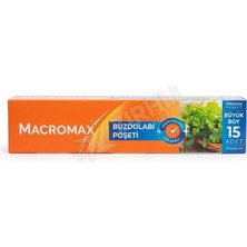 5 Adet Macromax Buzdolabı Poşeti Büyük Boy 15 Adet