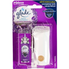 2 Adet Glade Banyo Hava Tazeleyici Cihaz+Yedek Lavanta 10 ml