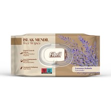 12 Adet Fibril Islak Havlu Lavanta 90'lı