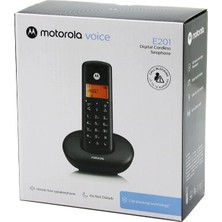 TKÇ Siyah Dijital Kablosuz - Telsiz Telefon Arayan No Görme 50 Hafıza 300M Alan E-201