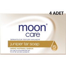 Moon Doğal Ardıç Katranlı Sabun 100 gr (4 Adet)