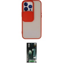 TKÇ  iPhone 13 Pro Kılıf Vadi Çizgi - Şeffaf 360 Full Body Arka Koruyucu