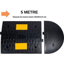 Trafik Plus Kauçuk Hız Kesici Kasis - 50X40X4.5CM- 5 Metre Set