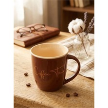 Tohana Toprak Tonlarında Porselen Kupa 360 ml