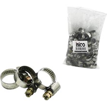 TKÇ 50 Adet 13-19MM Metal Hortum Kelepçe Tork Ayarlı - Ayarlanabilir Klips
