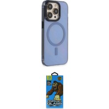 Masa Dostu Ieg™ Iphone 14 Pro Kılıf Eksen Işık Prime - Siyah 18D Cam Ekran Koruyucu