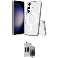 Masa Dostu Ieg™ Galaxy S24 Plus Kılıf Ahenk Yansıma Prime - Siyah Vanessa Magic Hayalet Cam