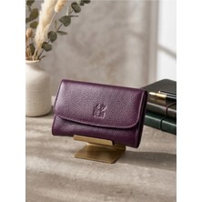 Deer Deri Temple Model Hakiki Deri Kadın Cüzdan