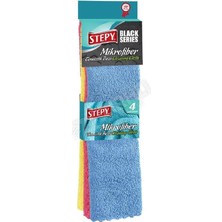Stepy Microfiber 4 Lü Bez Black