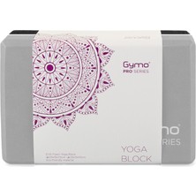 Gymo Pro Series 2 Renk Yoga Blok Siyah x Gri Standart Ağırlık 180-200gr Çevre Dostu Malzeme