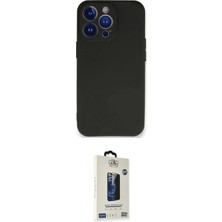 TKÇ Ieg™ Iphone 13 Pro Max Kılıf Kozmos Yansıma Özel Seri - Siyah Bilvis Hayalet Cam Ekran Koruy