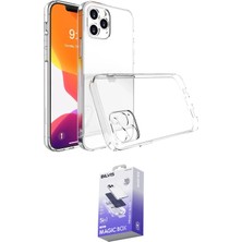 TKÇ Ieg™ Iphone 14 Pro Max Kılıf Zirve Doku - Siyah Bilvis 5in1 5d Magic Hayalet Cam Ekran Koruyuc