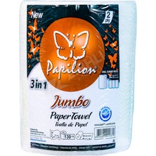 2 Adet Papilion Jumbo Havlu 130 Yaprak