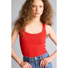 DeFacto Fitted U Yaka Fitilli Kaşkorse Atlet F7818AX26SP