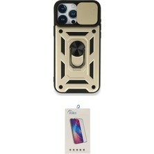 Masa Dostu Ieg™ iPhone 15 Pro Kılıf Ahenk Klasik - Siyah Joko 5d Cam