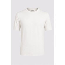 Trender 17426 O Yaka Beyaz Erkek T-Shirt 26YGT3000009