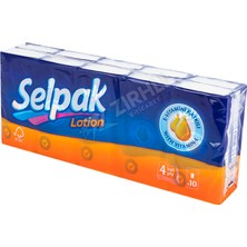 4 Adet Selpak Losyonlu Mendil 10 Lu