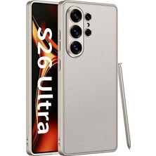 Samsung Galaxy S26 Ultra Uyumlu Manyetik Magsafe Destekli Kalem Bölmeli Silikon Kılıf