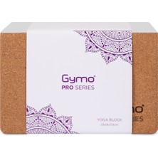 Gymo Pro Series Eva + Cork Yoga Blok Gri