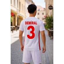 Bite Nose Türkiye Demiral 3 Numara Yetişkin 2026/28 Milli Takım Forma T-Shirt Özel Tasarım Yeni Sezon