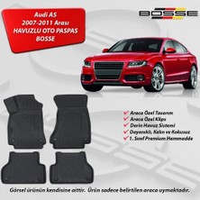 Nettedarikcisi BOSSE Audi A5 Paspas Araca Özel 2007-2011 Arası 3D Havuzlu Oto Paspas