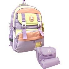 Zümrüt Kırtasiye A.collection Level 3lü Ilkokul Çanta Tk. (A.lila)  04541