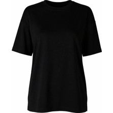 Trender 1064 O Yaka Siyah Kadın T-Shirt 26YBR1000022