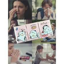 Bam Sevimli Tasarımlı 9'lu Mini Cep Mendili