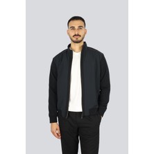 Paul & Shark Erkek Regular Fit Dik Yaka Saf Yün Içerikli Uzun Kollu Siyah Triko 15311268-011