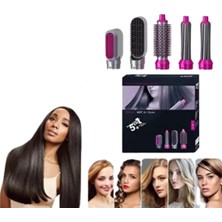 Uravas Store 5 In 1 Saç Şekillendirici Set Çok Fonksiyonlu Isı Ayarlı Profesyonel Kullanım