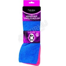 4 Adet Flodex Mikrofiber Temizlik Bezi 4 Al 3 Öde Açık