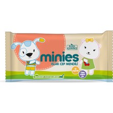 5 Adet Minies Islak Cep Mendili 15 Yaprak