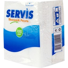 4 Adet Servis Peçete 100'LÜ