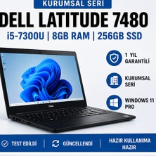Dell Latitude 7480 I5-7300U 8gb 256GB SSD 14” Fhd Laptop Kullanılmış