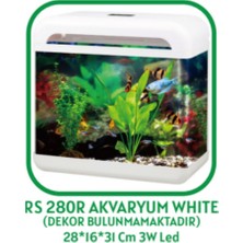 RS-380R Komple Set Akvaryum Black 38*18*37 cm 5W LED