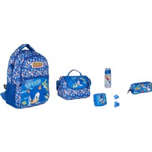 GENC DIJITAL BASKI Sonic Okul Çantası Seti (5 Parça)