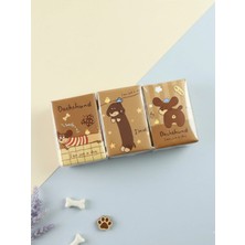 Bam Sevimli Tasarımlı 9'lu Mini Cep Mendili